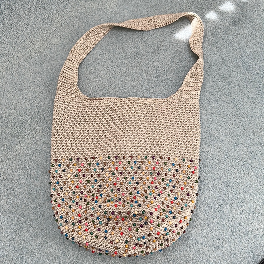 The Sak Beaded Bucket Bag